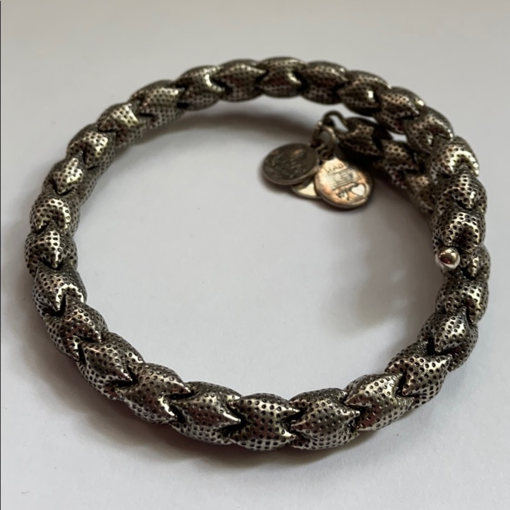 Alex & Ani Silver Vintage Wrap Bracelet - Picture 9 of 13